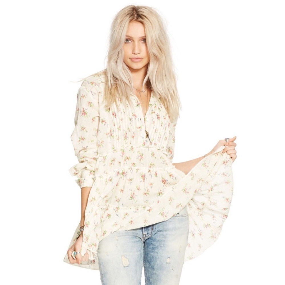 Ralph Lauren Denim and Supply Floral Tunic